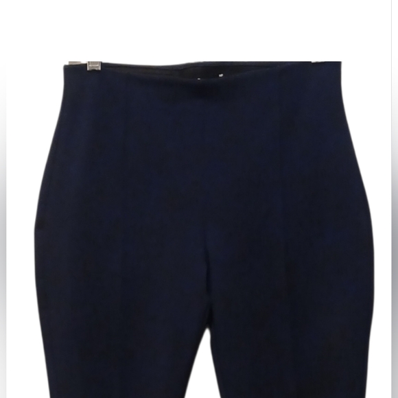 Tahari - NWOT, Navy Blue Leggings Elastic Waist, Straight Leg, Size MP, - Picture 4 of 6